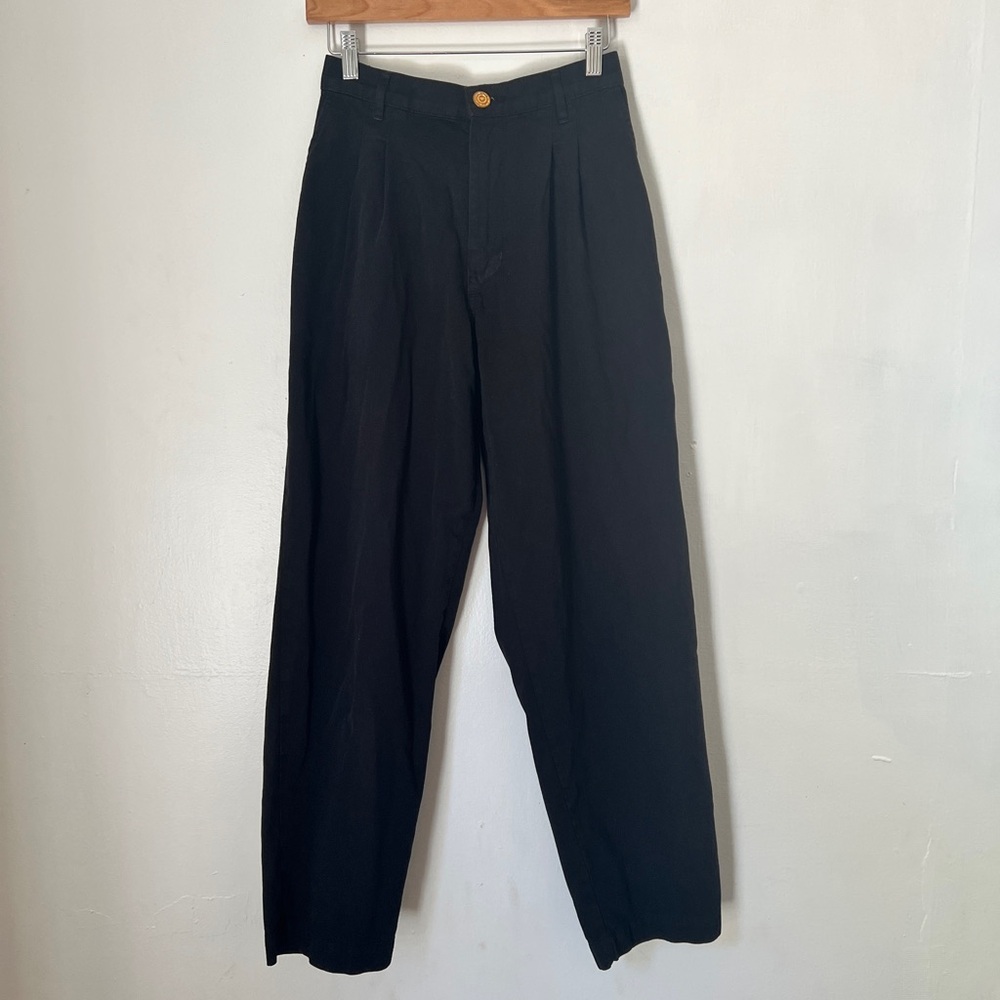 Black trouser pants big bud press XS